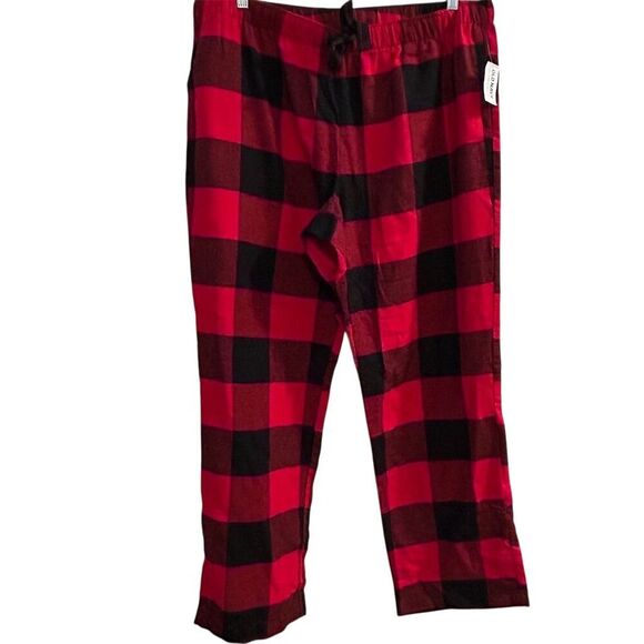 Old Navy Men's XL Red Buffalo Plaid Pajama Pants - Picture 1 of 14